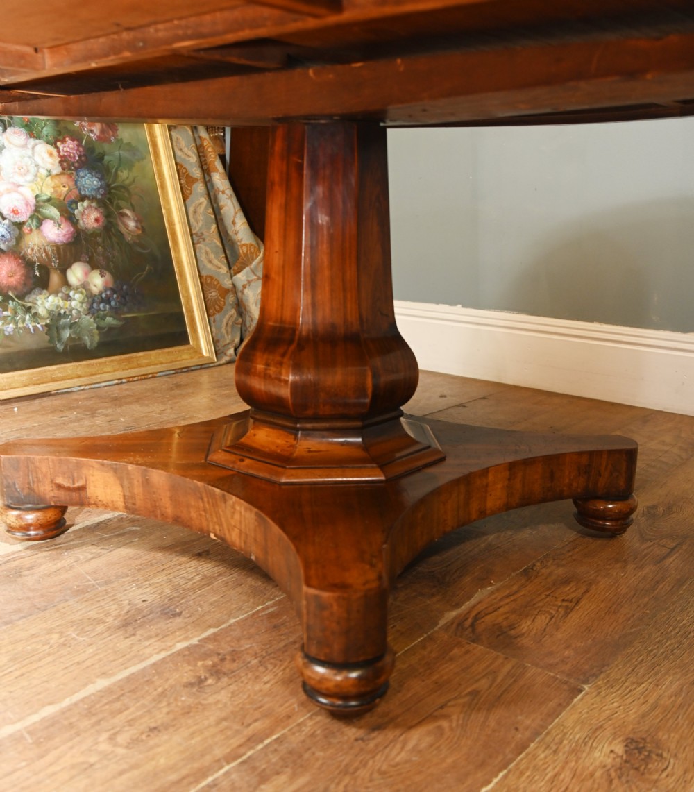 Period Regency Drum Table Centre Mahogany 1820 View VII
