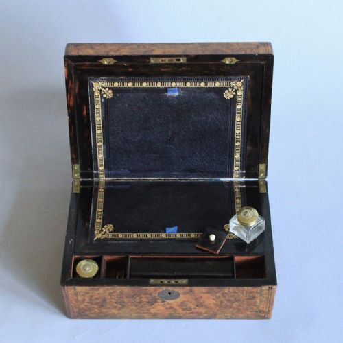 WALNUT WRITING SLOPE - ADDITIONAL PHOTO 1