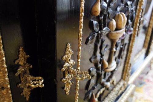 fig 3. 19th Century Ebonised and Ormolu Mounted Credenza