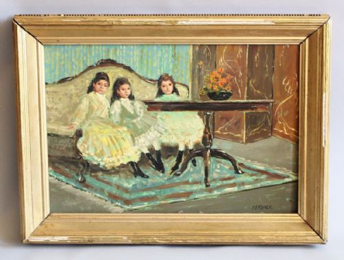 Three Little Sisters - Oil Painting