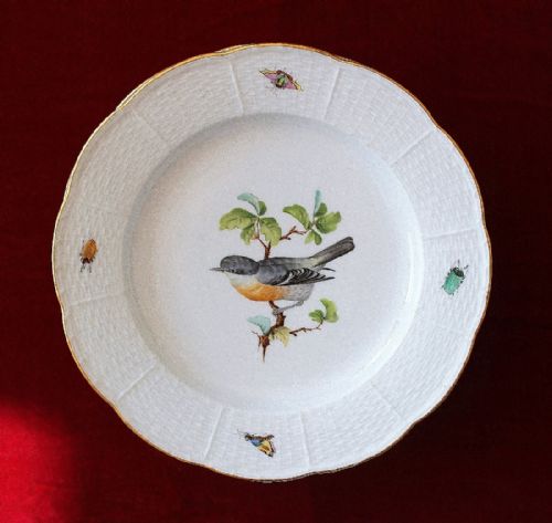 fig 1. Meissen Porcelain Dinner Plates
