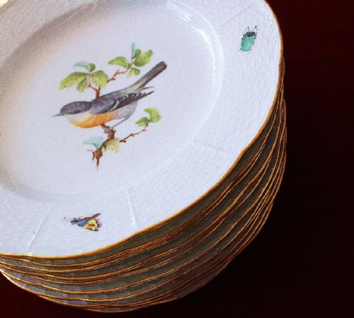 Meissen Porcelain Dinner Plates
