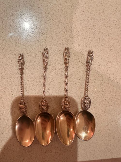 UNUSUAL SILVER SPOONS - ADDITIONAL PHOTO 1