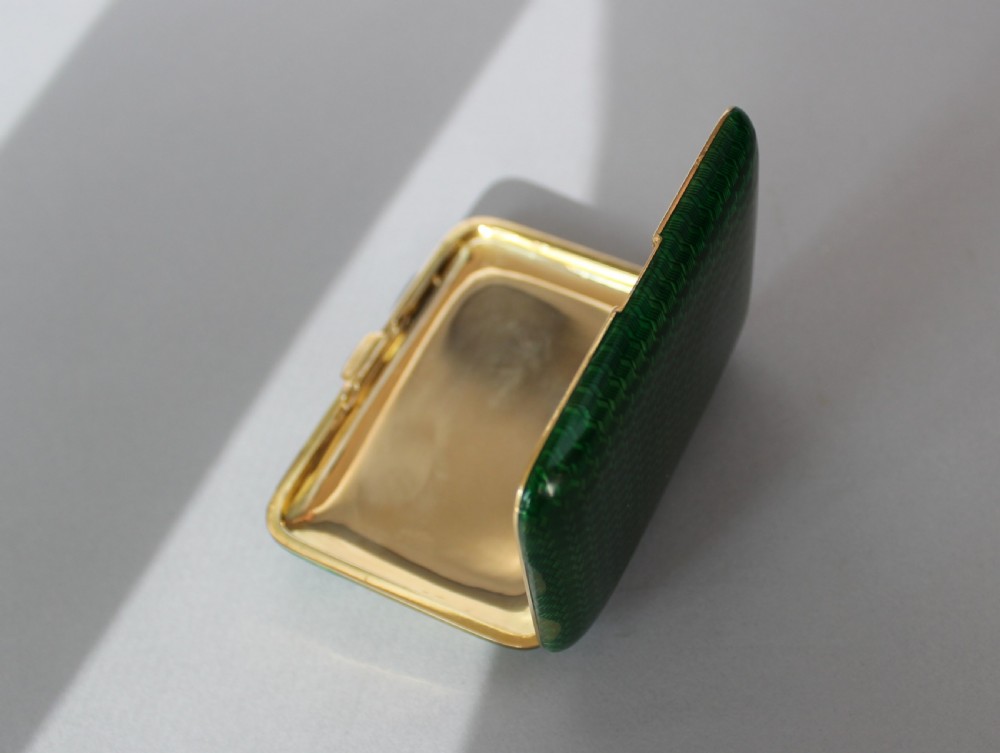 Enamel and Silver Gilt Box View III