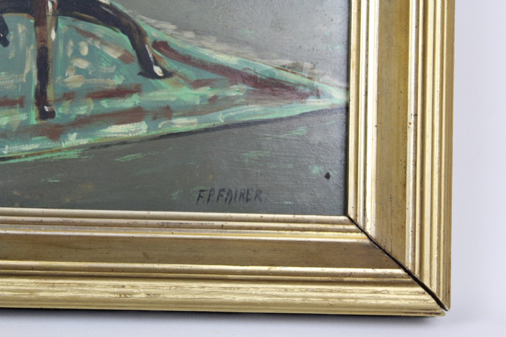 Oil Painting of Three Beautiful Girls View IV