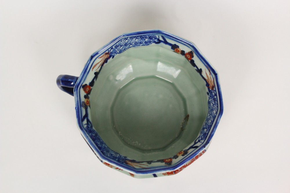 Imari style 19th century chamber pot  View IV