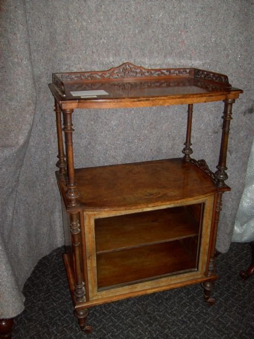 Walnut Music Cabinet/whatnot