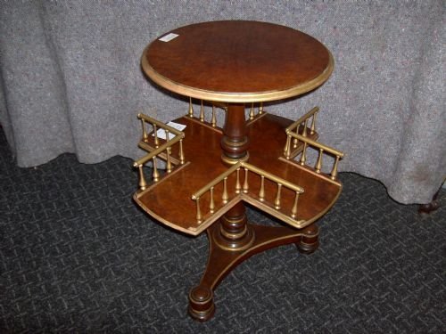 Walnut Ang Gilt Book Table