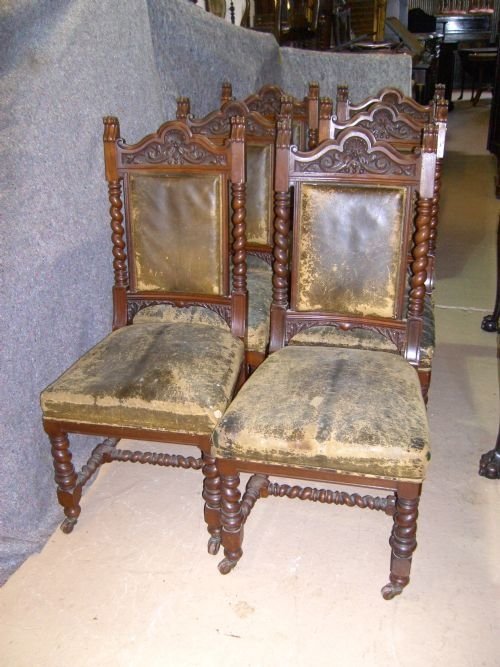 Set of 6 Victorian Chairs