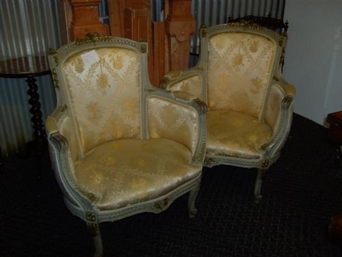 Pair French Chairs