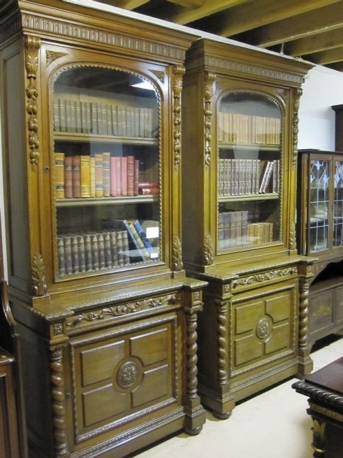 Pair Bookcases