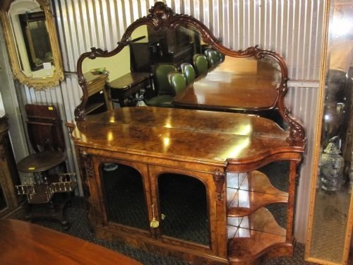 Mirror Back Credenza