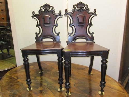 Pair of Hall Chairs