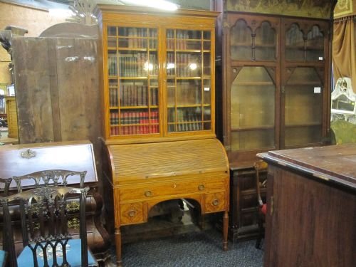 Satinwood Bookcase