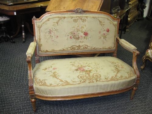 Satinwood Settee