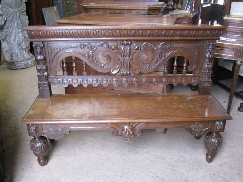 Carved Bench