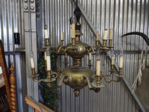 Brass Chandelier