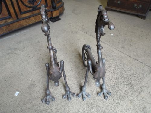 Pair of Metal Figures