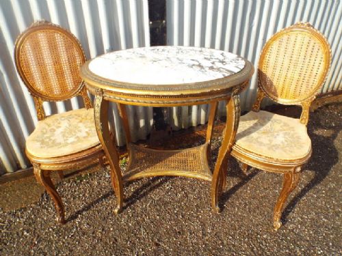 Table and 2 Chairs