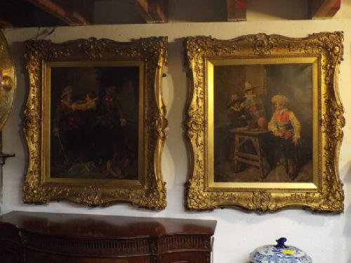 Pair Paintings