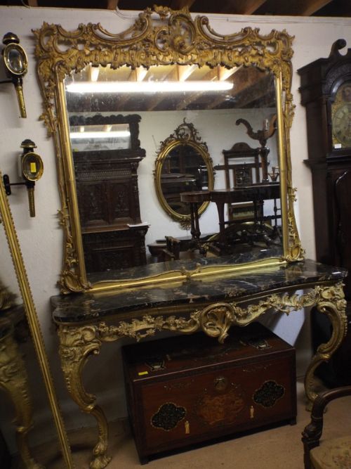 Console and Mirror