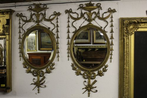Pair Wall Mirrors