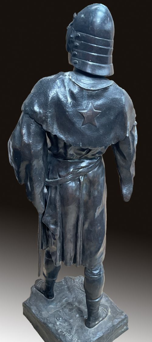 A LARGE BRONZE STATUE OF A SOLDIER EMILE LOUIS PICAULT FRENCH 18331915 - ADDITIONAL PHOTO 1