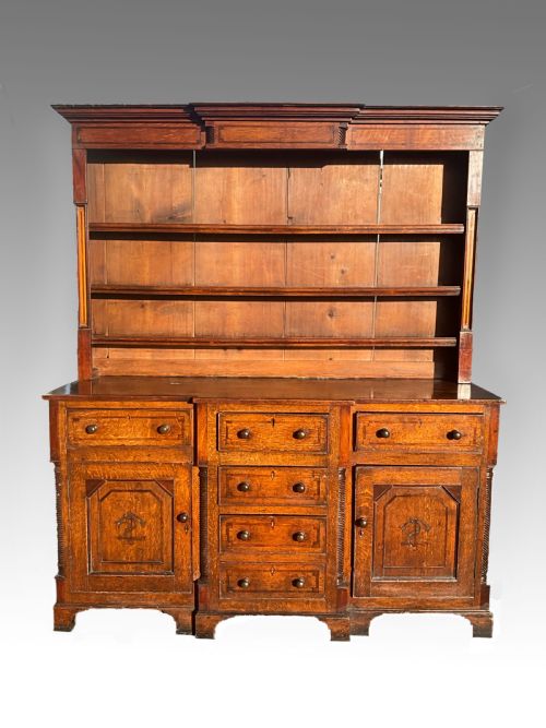 English Oak Dresser Maritime Dresser. Circa 1815.