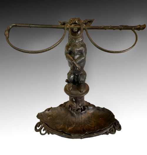 A Coalbrookdale Style Pattern Cast Iron Walking Stick Stand.