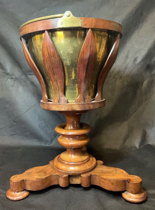 An Unusual Dutch Mahogany Waste Paper Bin.