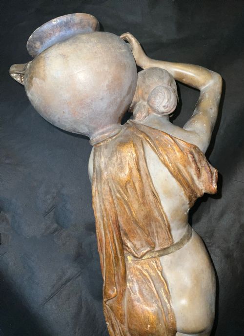 fig 1. An elegant Goldscheider terracotta water carrier