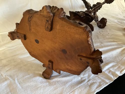 BLACK FORREST CARVED GARNITURE CIRCA 1880 - ADDITIONAL PHOTO 5
