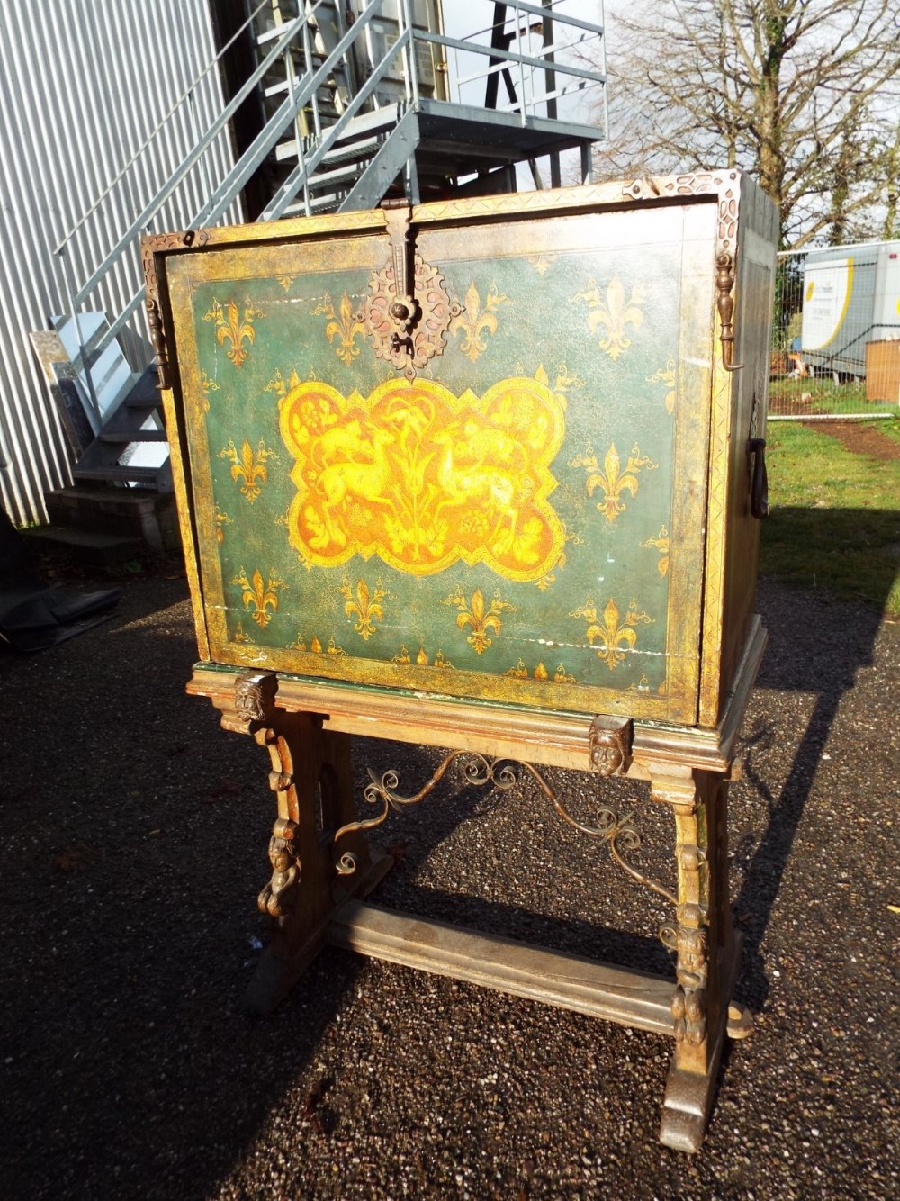 Cabinet on stand