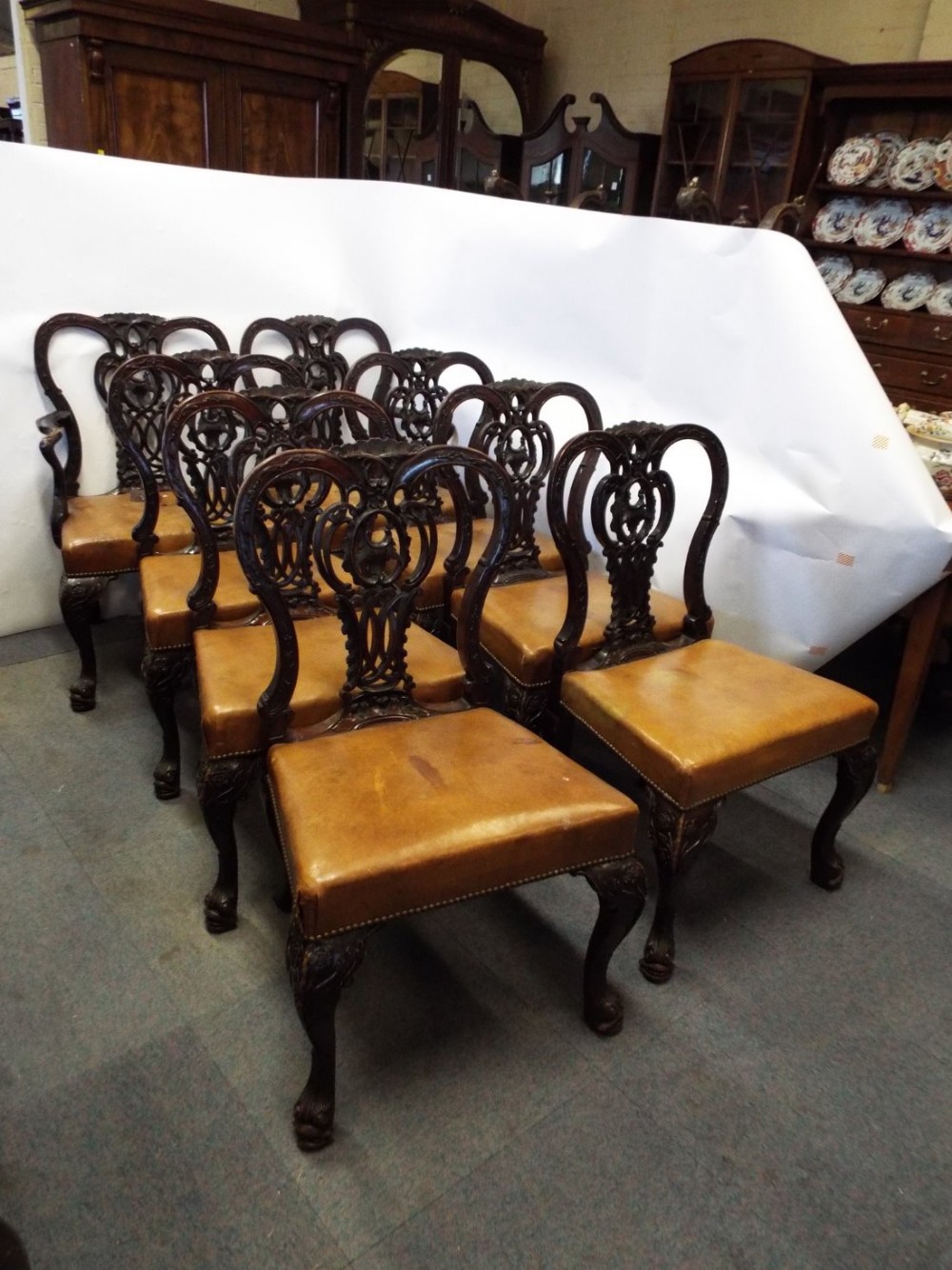8 chairs