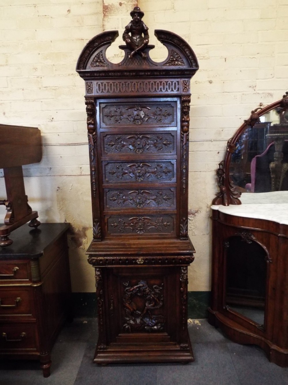 Carved Cabinet
