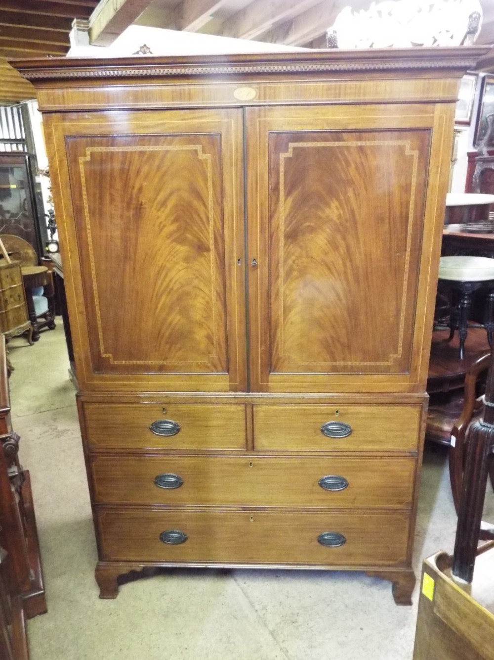 Linen press