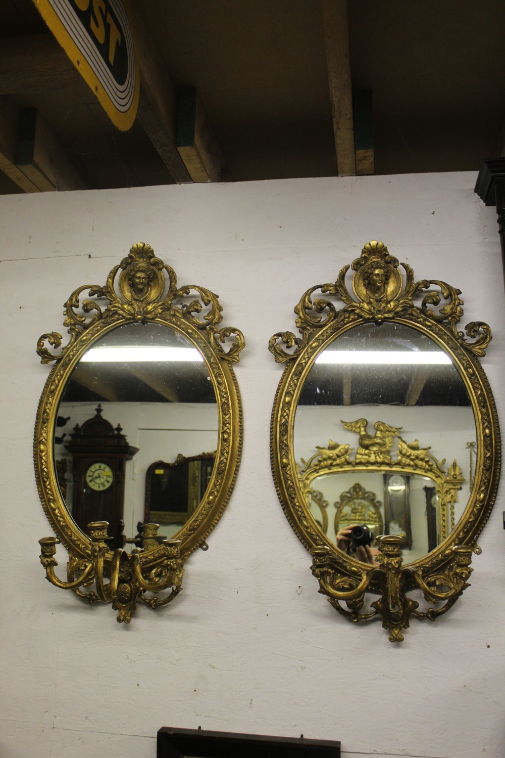 Gilt mirrors