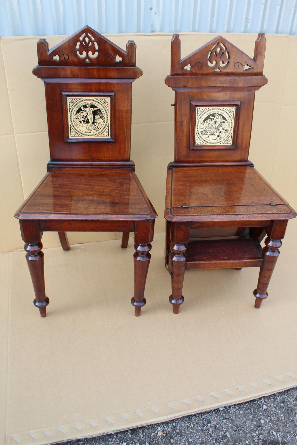 Hall chairs