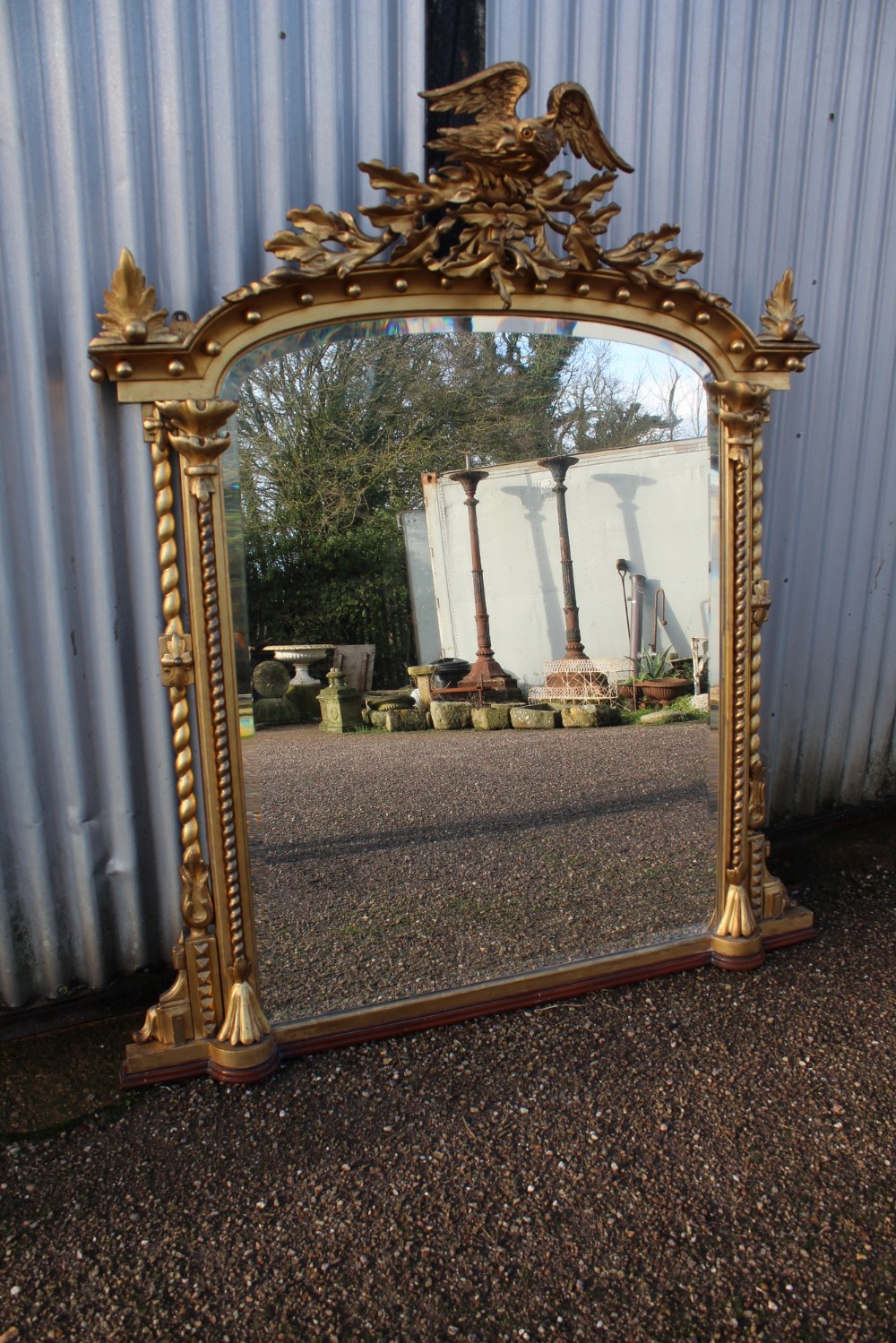Over mantle  mirror