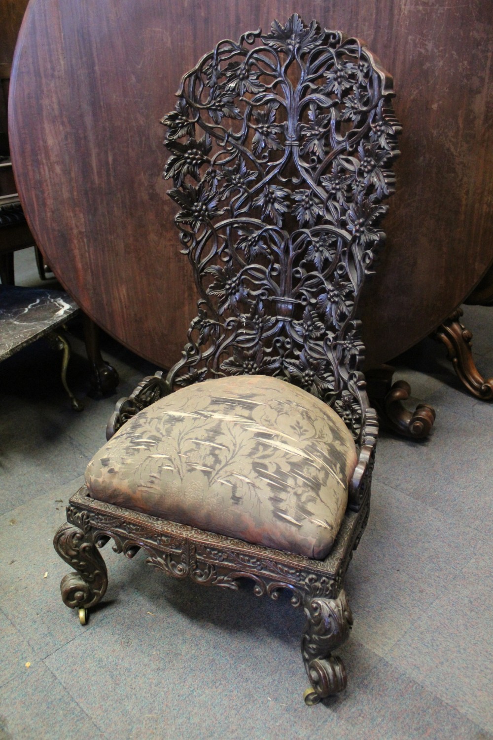 Carved chair