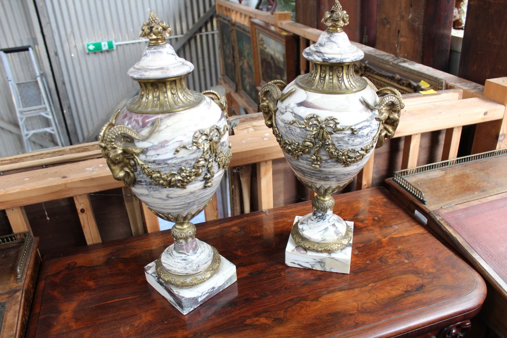 Pair of cassolettes  