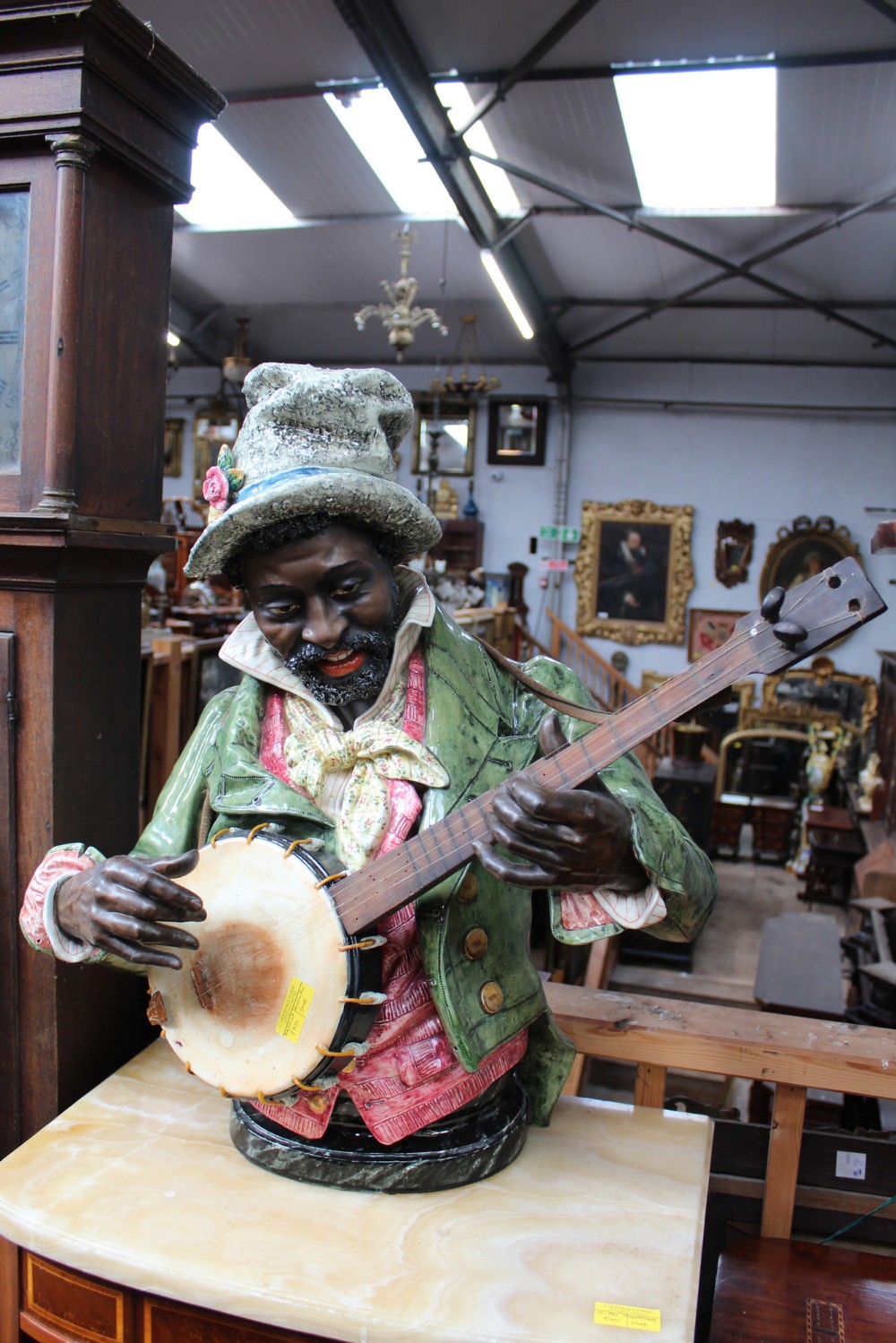 Majolica Figure