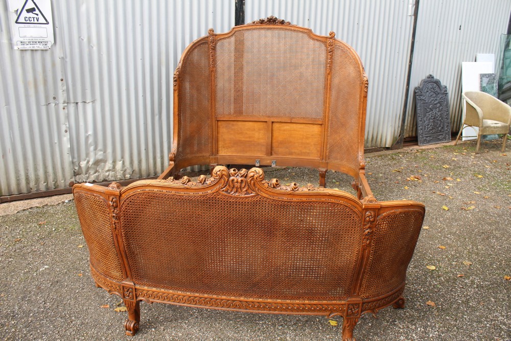 Oak bedstead