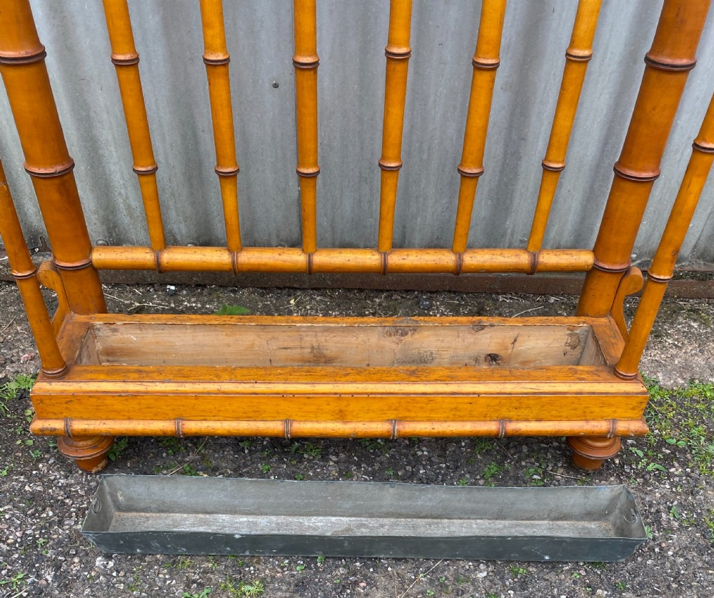 A 19th century bamboo hall stand View III