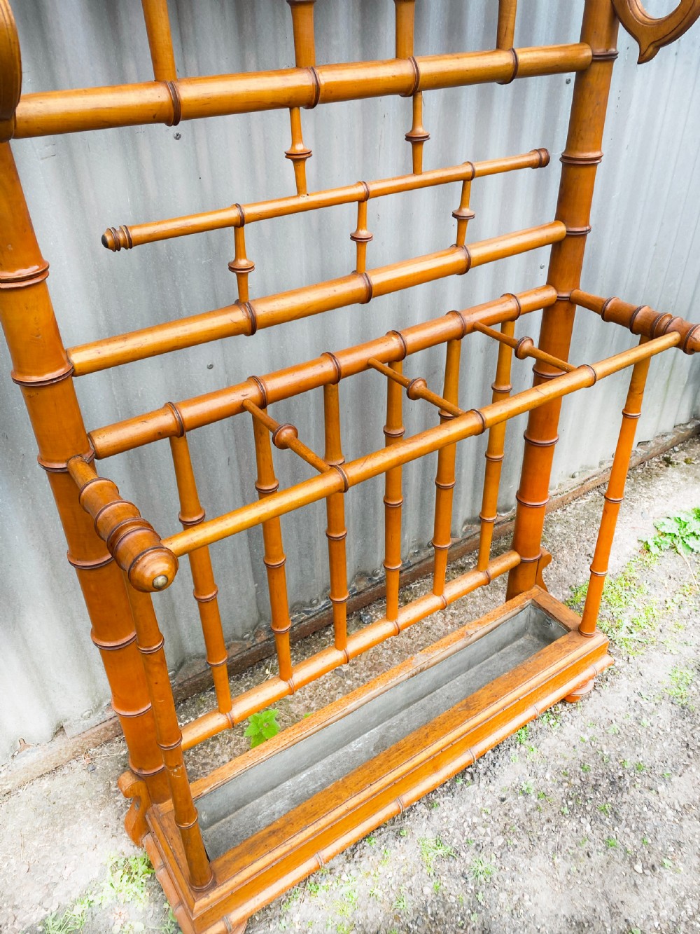 A 19th century bamboo hall stand View IV