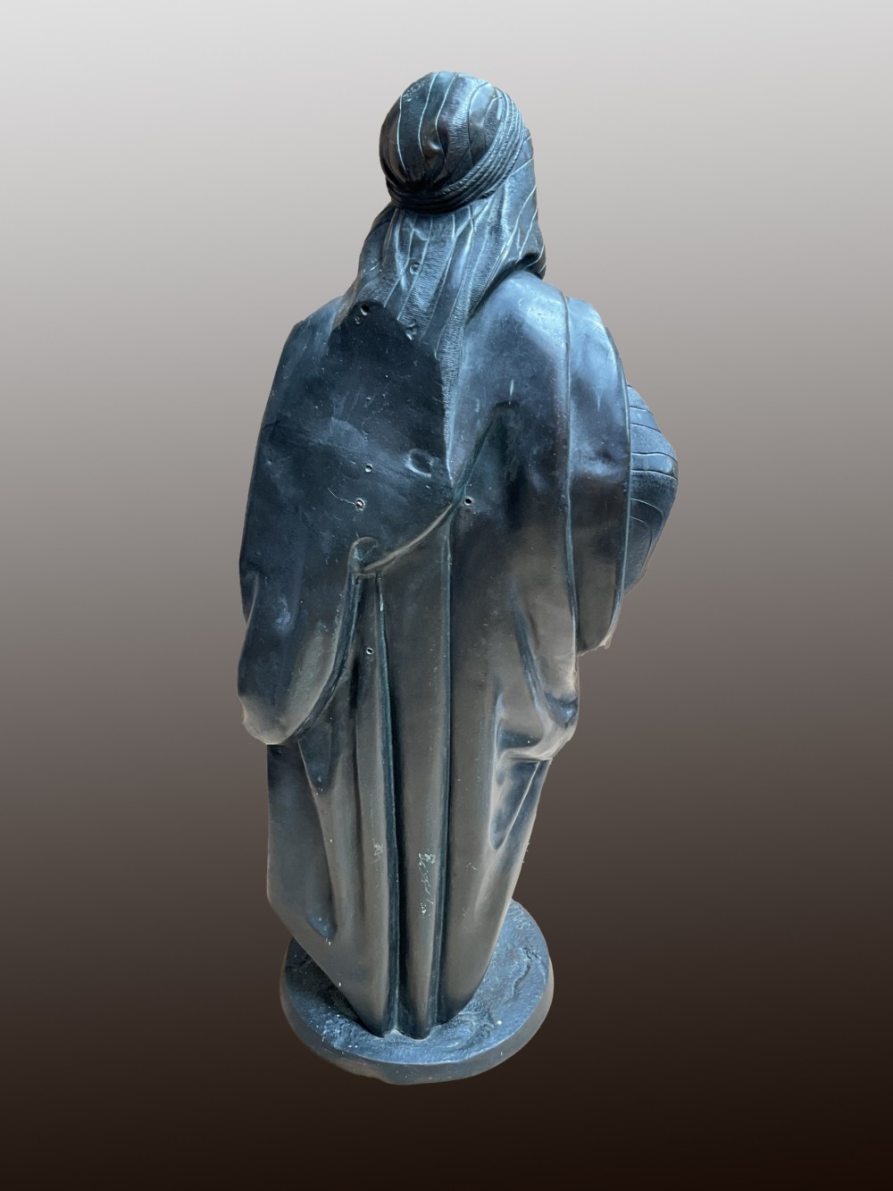 John Jules Salmson (French 1823-1902) Bronze model of an Arab warrior. View V
