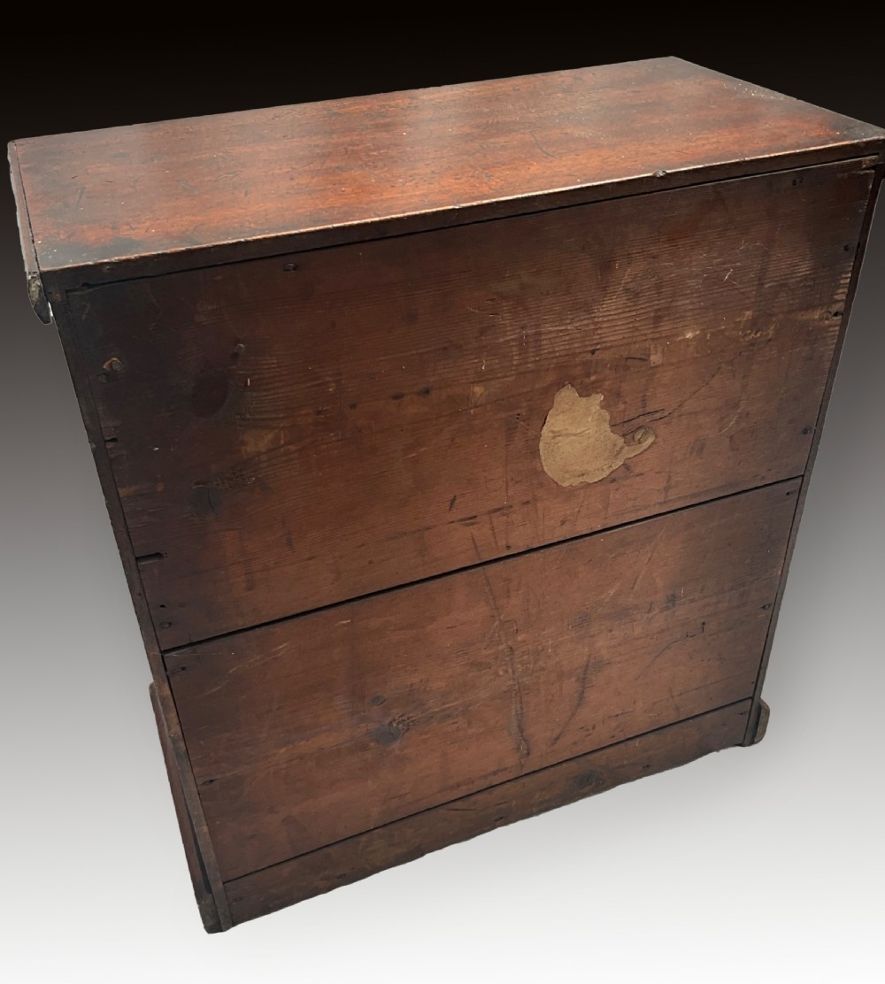 Victorian Mahogany Miniature Chest of Drawers View VI