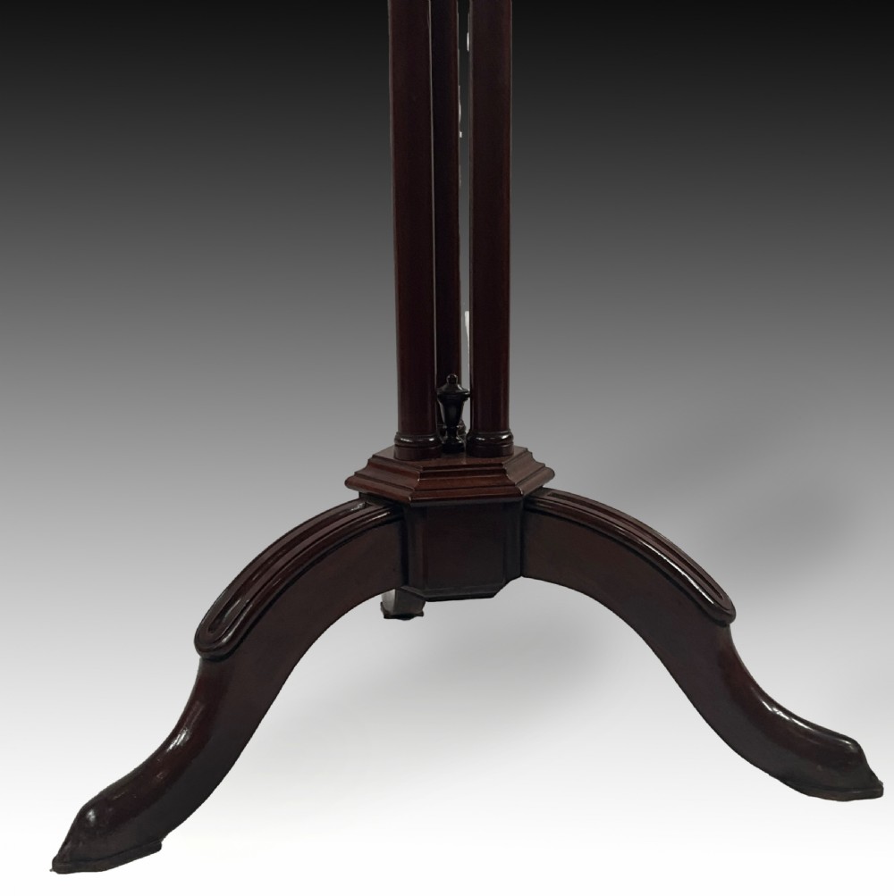 A High Quality Mahogany Circular Top Table by Maison Krieger Paris c.1860 View III