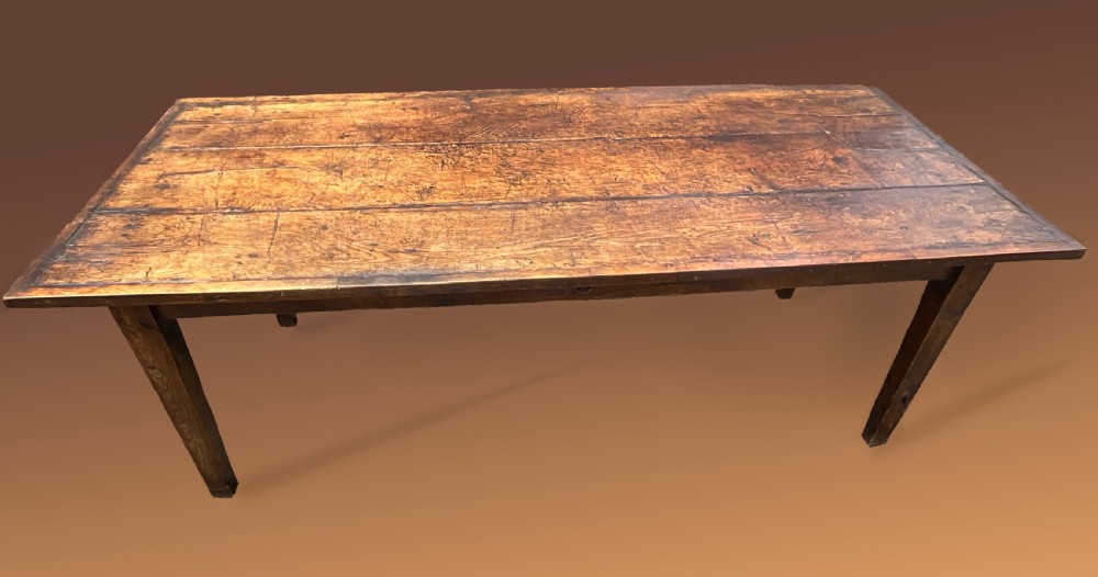 A Rustic French Early 19th Century Farmhouse Table c.1820