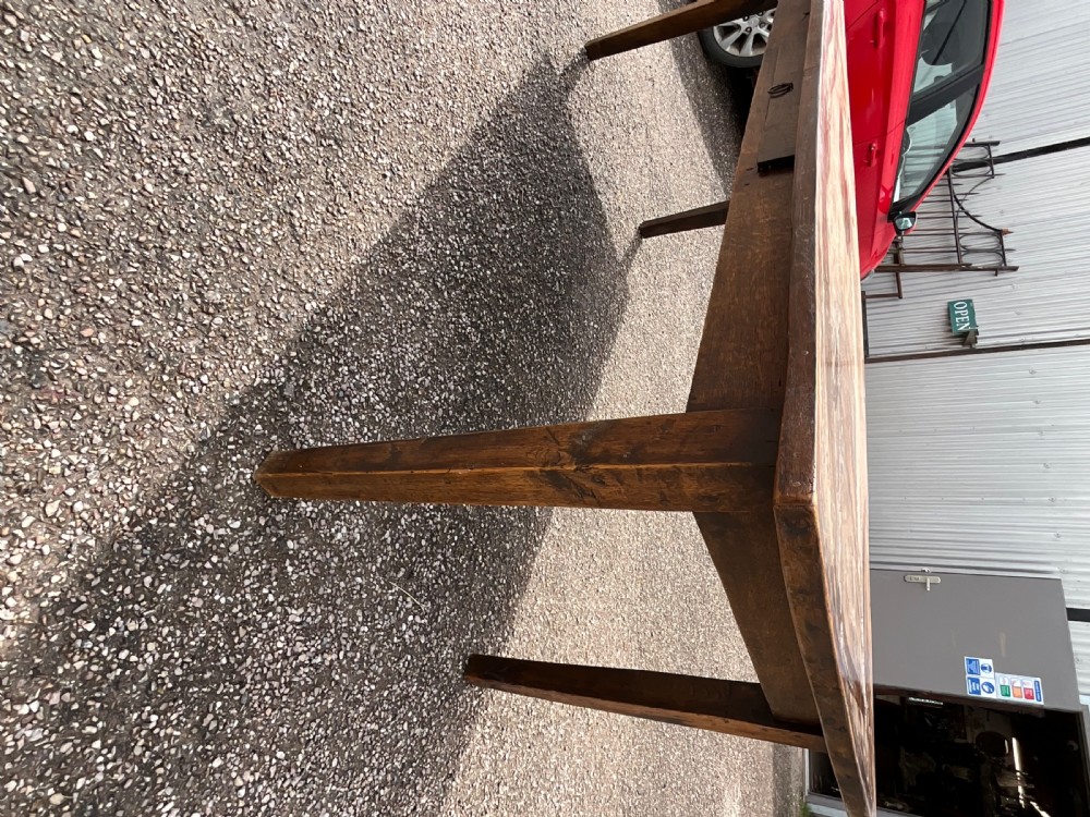 A Rustic French Early 19th Century Farmhouse Table c.1820 View V